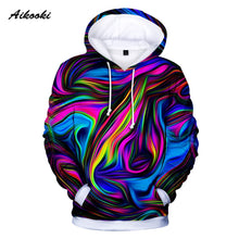 Load image into Gallery viewer, Men/Women Colorful Tie Dye Hoodies Sweatshirt Casual Magic Swirl Pattern 3D Sweat Tops Crewneck Hoondie Autumn Winter Polluvers