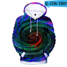 Load image into Gallery viewer, Men/Women Colorful Tie Dye Hoodies Sweatshirt Casual Magic Swirl Pattern 3D Sweat Tops Crewneck Hoondie Autumn Winter Polluvers