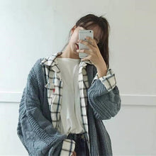 Load image into Gallery viewer, Women Open Front Cardigan Sweaters Winter Women Sweater Knitted Long Sleeve Knitwear Girls Casual Outerwear Femme Top