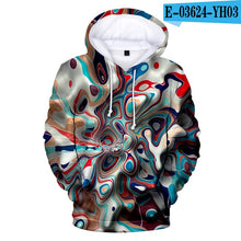 Load image into Gallery viewer, Men/Women Colorful Tie Dye Hoodies Sweatshirt Casual Magic Swirl Pattern 3D Sweat Tops Crewneck Hoondie Autumn Winter Polluvers