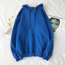 Load image into Gallery viewer, Privathinker Woman's Solid 13 Colors Korean Hooded Sweatshirts Female 2019 Cotton Thicken Warm Hoodies Lady Autumn Fashion Tops