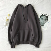 Load image into Gallery viewer, Privathinker Woman's Solid 13 Colors Korean Hooded Sweatshirts Female 2019 Cotton Thicken Warm Hoodies Lady Autumn Fashion Tops