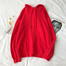 Load image into Gallery viewer, Privathinker Woman's Solid 13 Colors Korean Hooded Sweatshirts Female 2019 Cotton Thicken Warm Hoodies Lady Autumn Fashion Tops