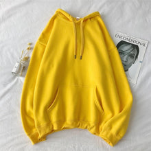 Load image into Gallery viewer, Privathinker Woman's Solid 13 Colors Korean Hooded Sweatshirts Female 2019 Cotton Thicken Warm Hoodies Lady Autumn Fashion Tops