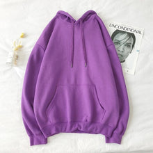 Load image into Gallery viewer, Privathinker Woman's Solid 13 Colors Korean Hooded Sweatshirts Female 2019 Cotton Thicken Warm Hoodies Lady Autumn Fashion Tops