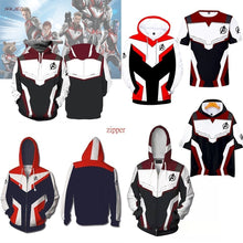 Load image into Gallery viewer, Cosplay Avengers Endgame Quantum Realm Sweatshirt Jacket Advanced Tech Costumes Avengers End Game Hood Superhero Hoodies Hoodie