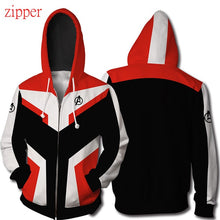 Load image into Gallery viewer, Cosplay Avengers Endgame Quantum Realm Sweatshirt Jacket Advanced Tech Costumes Avengers End Game Hood Superhero Hoodies Hoodie