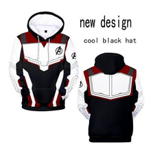 Load image into Gallery viewer, Cosplay Avengers Endgame Quantum Realm Sweatshirt Jacket Advanced Tech Costumes Avengers End Game Hood Superhero Hoodies Hoodie
