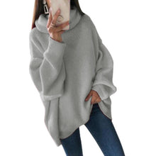 Load image into Gallery viewer, SHUJIN New Turtleneck Women Sweater Autumn Winter Long Sleeve Oversize Jumper 2019 Knitted Loose Fashion Pullover Femme Clothing