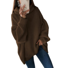 Load image into Gallery viewer, SHUJIN New Turtleneck Women Sweater Autumn Winter Long Sleeve Oversize Jumper 2019 Knitted Loose Fashion Pullover Femme Clothing