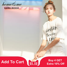 Load image into Gallery viewer, Vero Moda Letter Print Leisure Long T-shirt Dress | 318361515