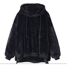 Load image into Gallery viewer, 2019 Women Hoodies Sweatshirts Winter Warm Hooded Tops Loose Soft Cute Coat Harajuku Ladies Basic Kawaii Pullover Sweatshirts