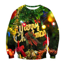 Load image into Gallery viewer, Alisister Ugly Christmas Sweater Santa Claus Print Loose Hoodie Men Women Pullover Christmas Novelty Autumn Winter Top Clothing