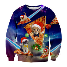 Load image into Gallery viewer, Alisister Ugly Christmas Sweater Santa Claus Print Loose Hoodie Men Women Pullover Christmas Novelty Autumn Winter Top Clothing