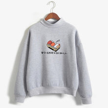 Load image into Gallery viewer, Women Hoodies 2019 Autumn Winter Sweatshirts Cartoon Kawaii Sushi Japanese Print Fleece Loose Moletom Feminino Harajuku Pullover